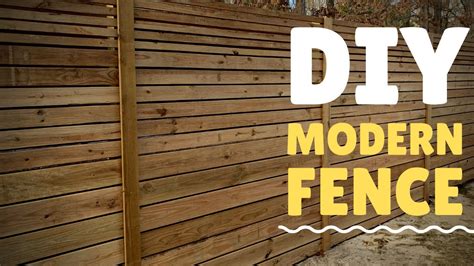 How to Build a Horizontal Fence DIY .